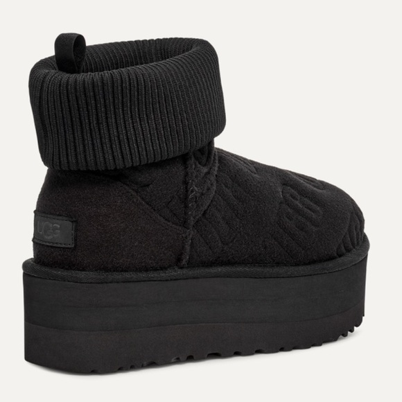 NWT UGG Classic Mini Platform Felted Boot! - Picture 4 of 12